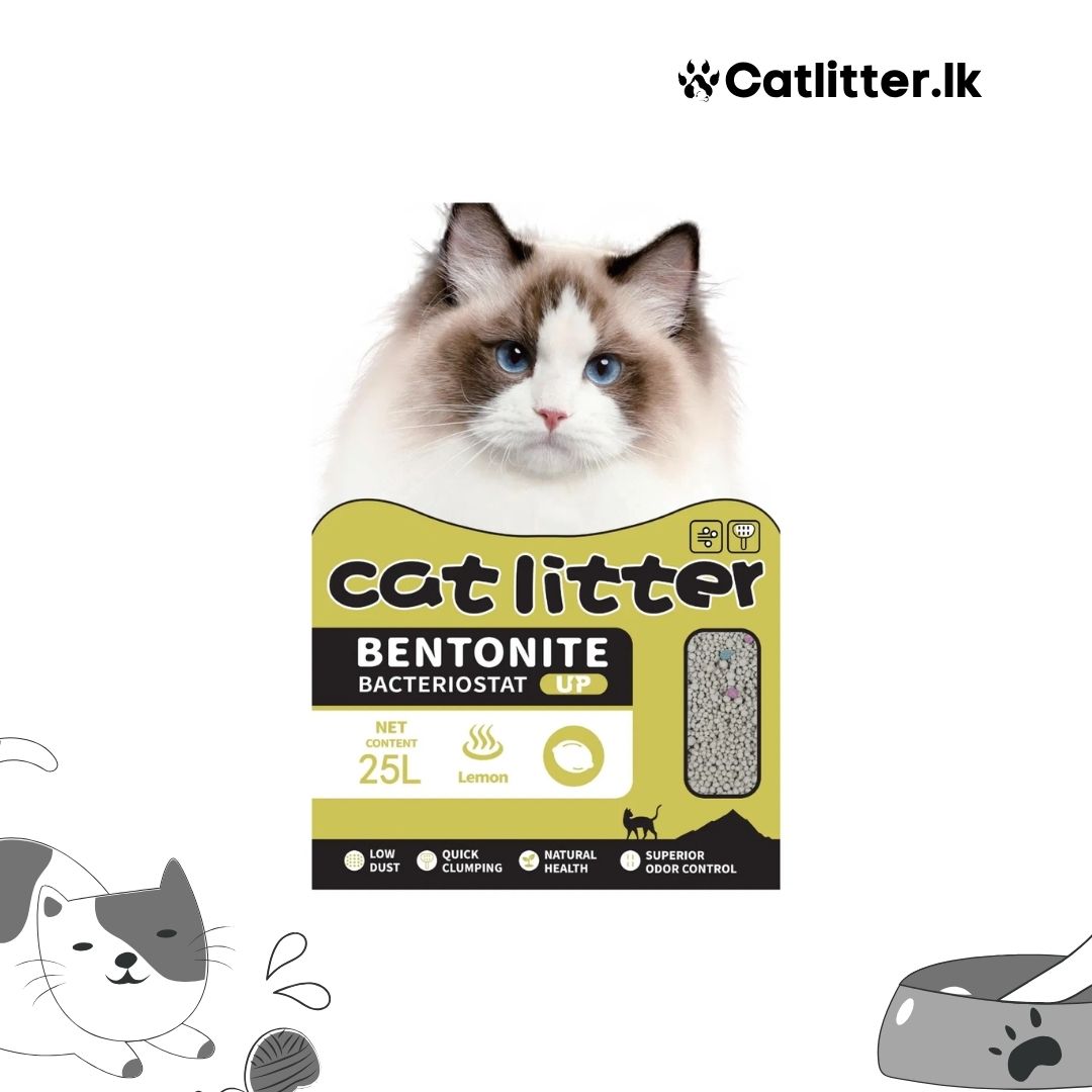 Mini Cat Bentonite Cat Litter Lemon 20kg/25L