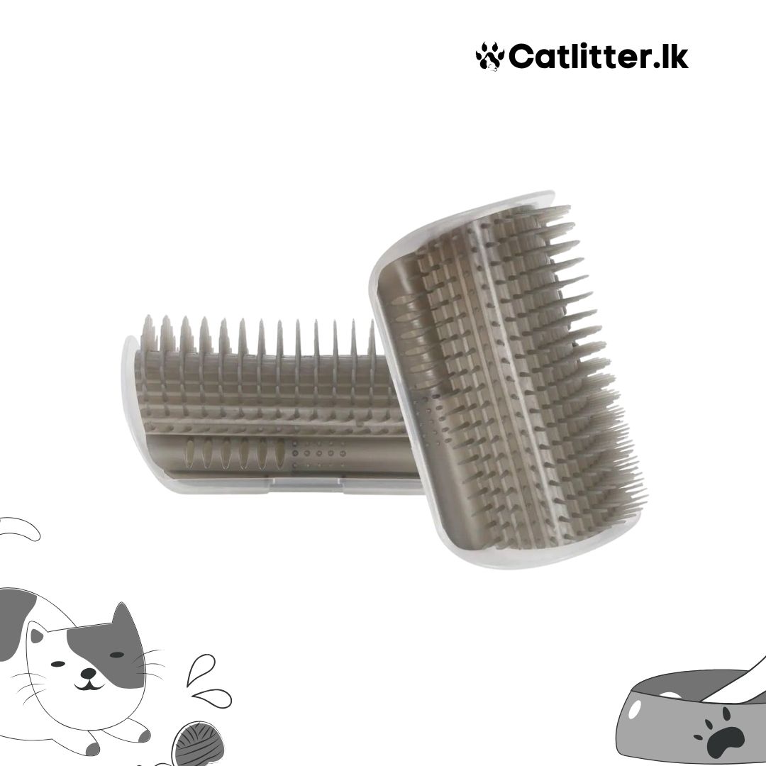 Cat Self Groomer with Catnip Pouch