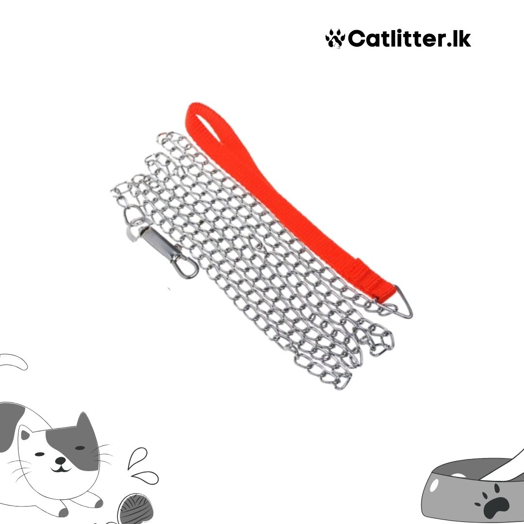 Dog Silver Chain Leash for Dogs