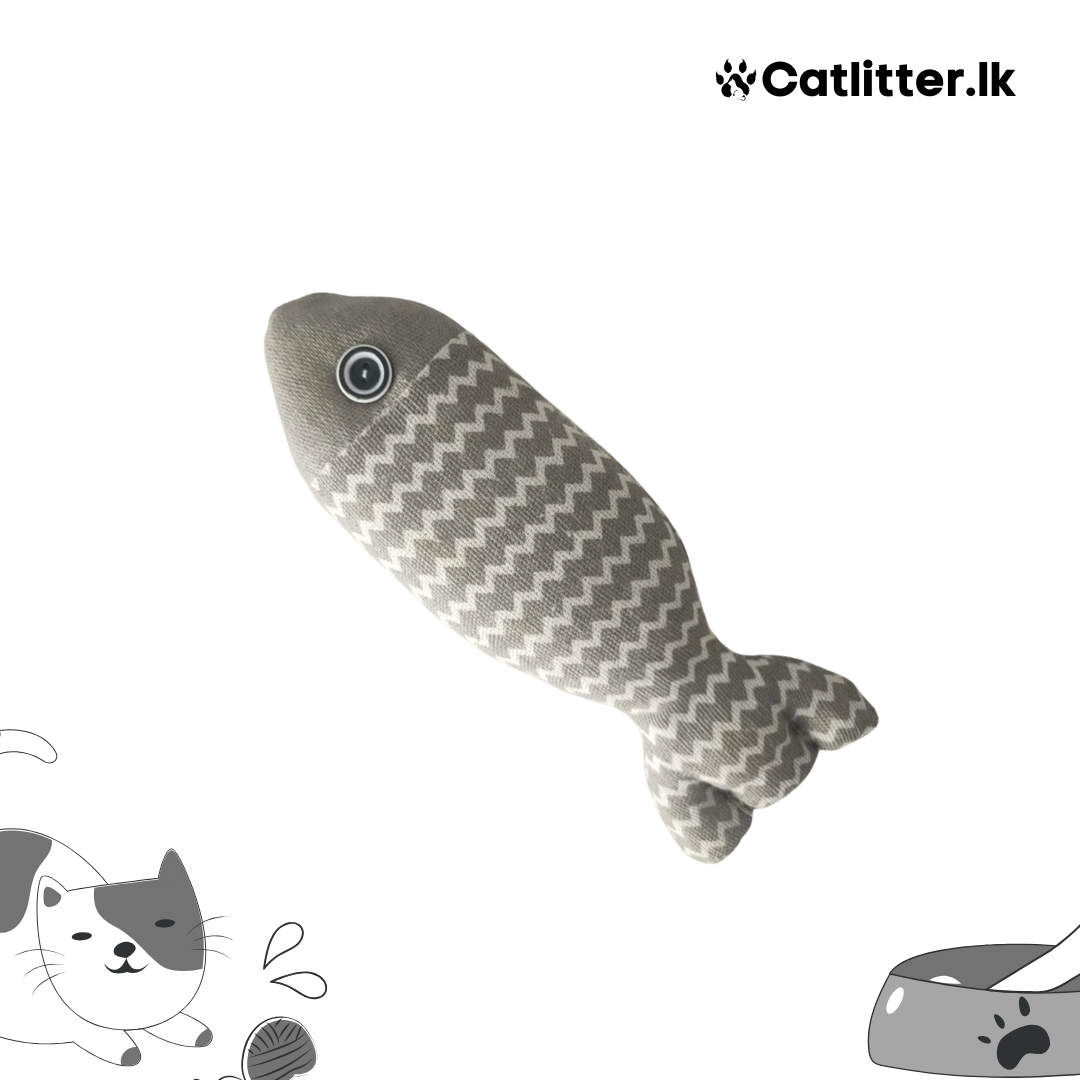 Fish Shaped Catnip Chewing Toy For Cats (G)