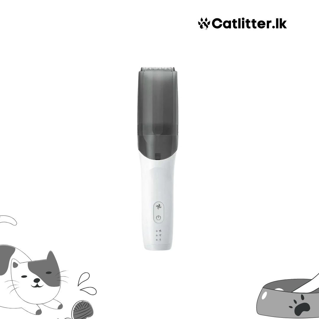 Hair Clipper Silent Vacuum Hair Trimmer for Pets