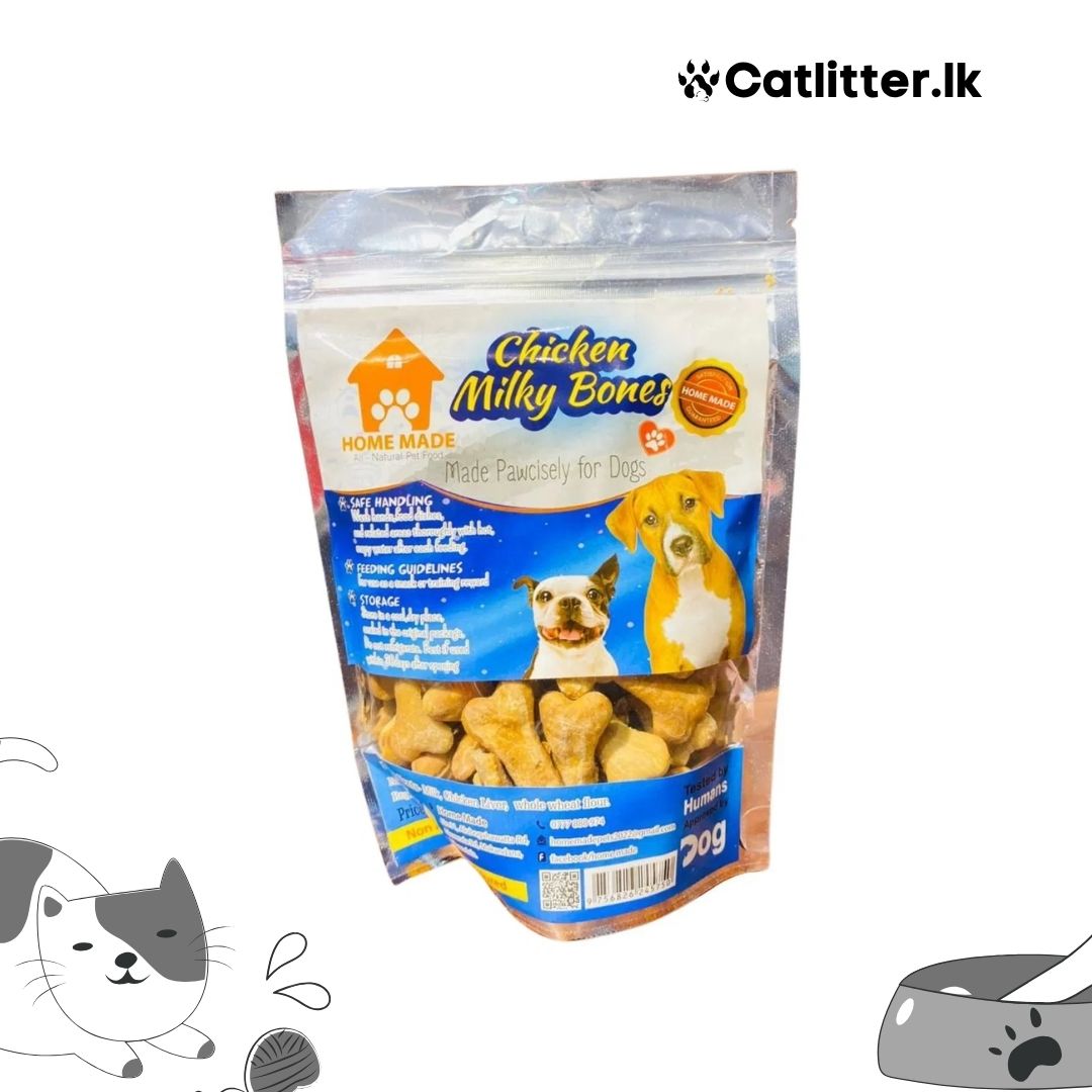 Homemade Chicken Milky Bone Dog Treats 100g