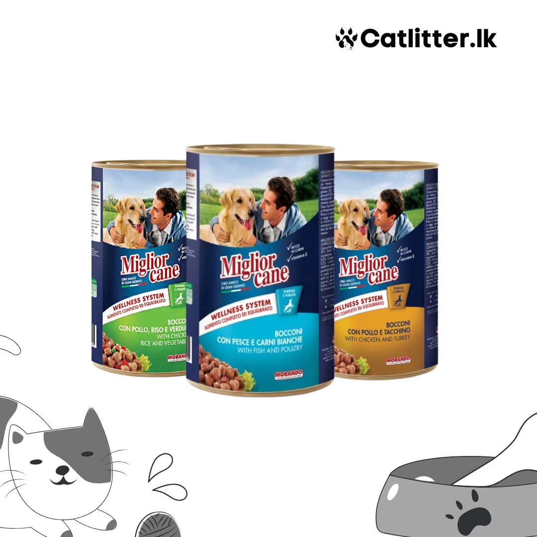 Morando Miglior Cane Chunk Dog Wet Food Tin 1250g