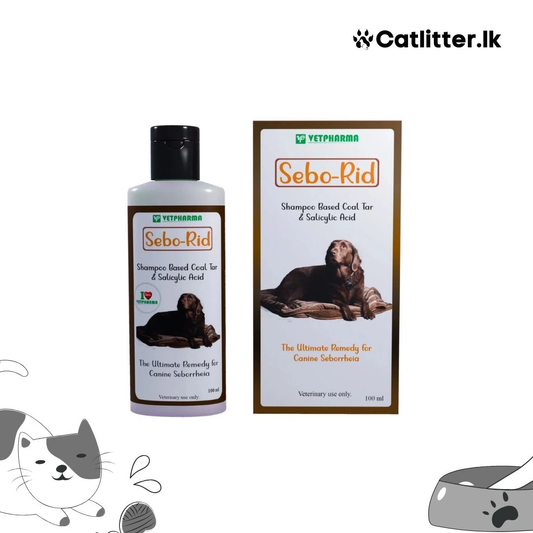 Vetpharma Sebo- Rid Pet Shampoo 100mL