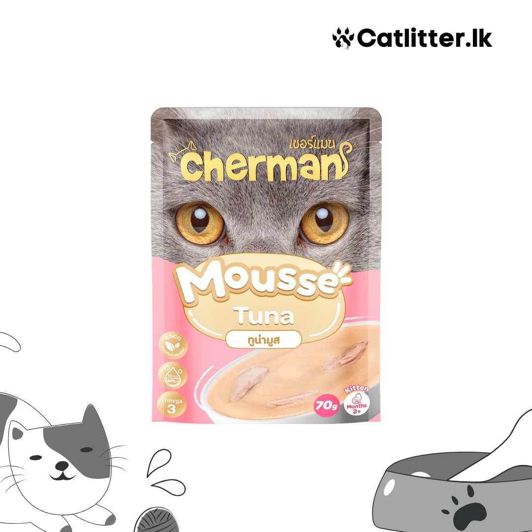 Cherman Wet Food Pouches for Kitten 70g - Tuna Mousse
