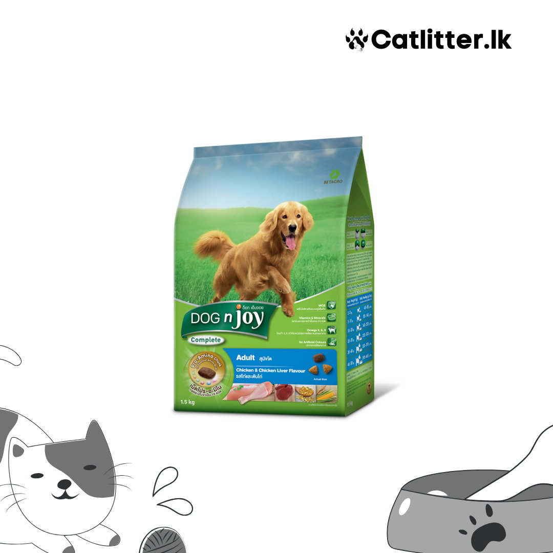 Dog N Joy Adult Dog Chicken & Chicken Liver 1.5Kg