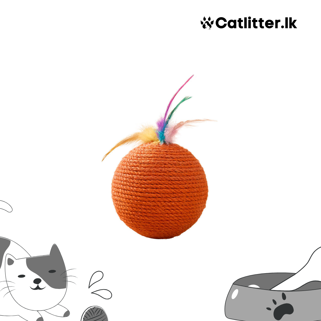 Feather Ball Toy For Cats