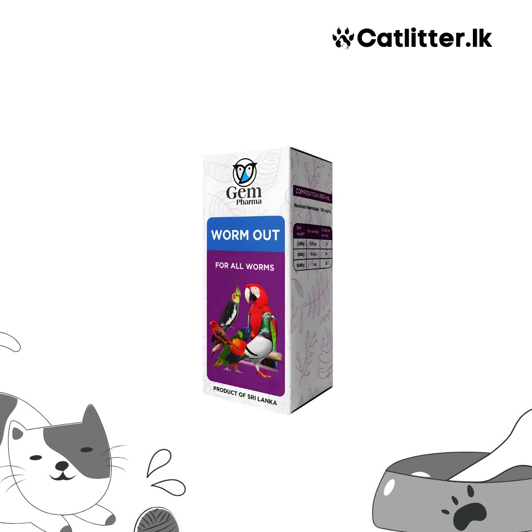 Gem Pharma Worm Out Tonic for Birds 15ml