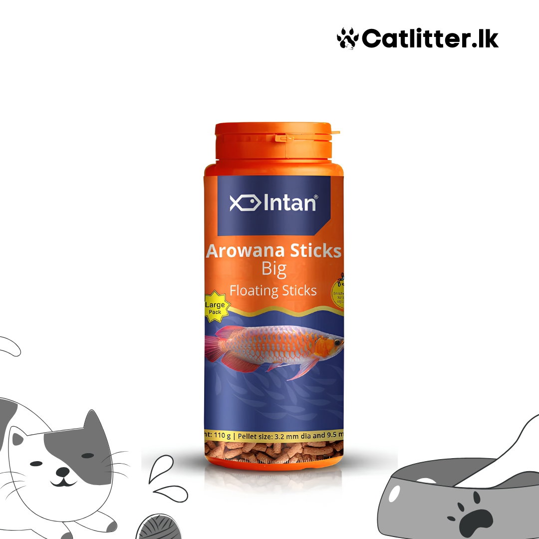 Intan Arowana Sticks - Big | Floating Fish Food 110G