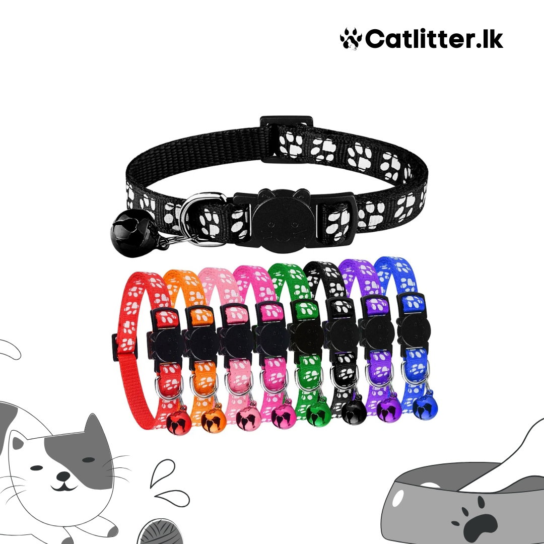 PAW Print Breakaway Cat Collar