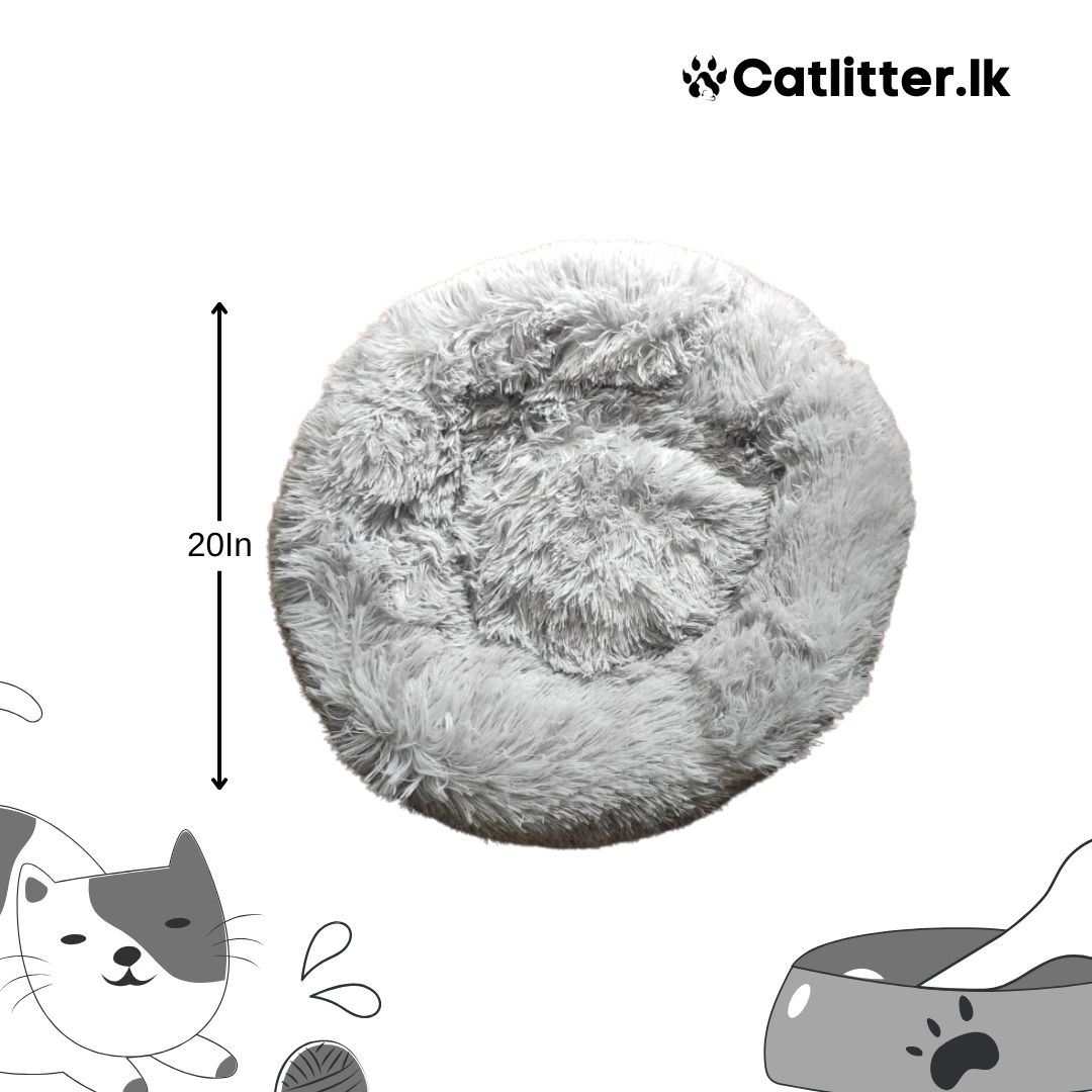 Pet Bed Round Shape For Cats & Puppis 20"