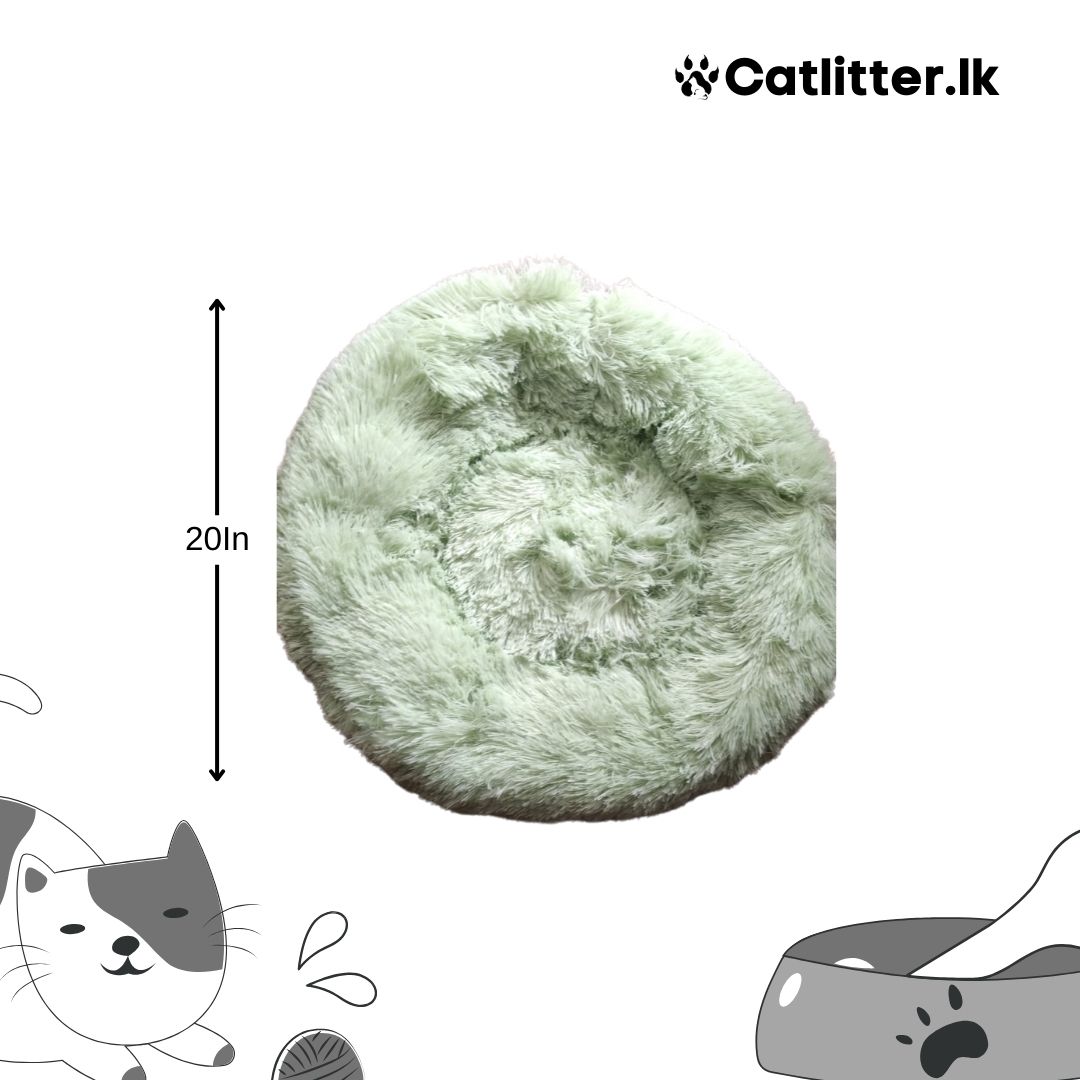 Pet Bed Round Shape For Cats & Puppis 20"