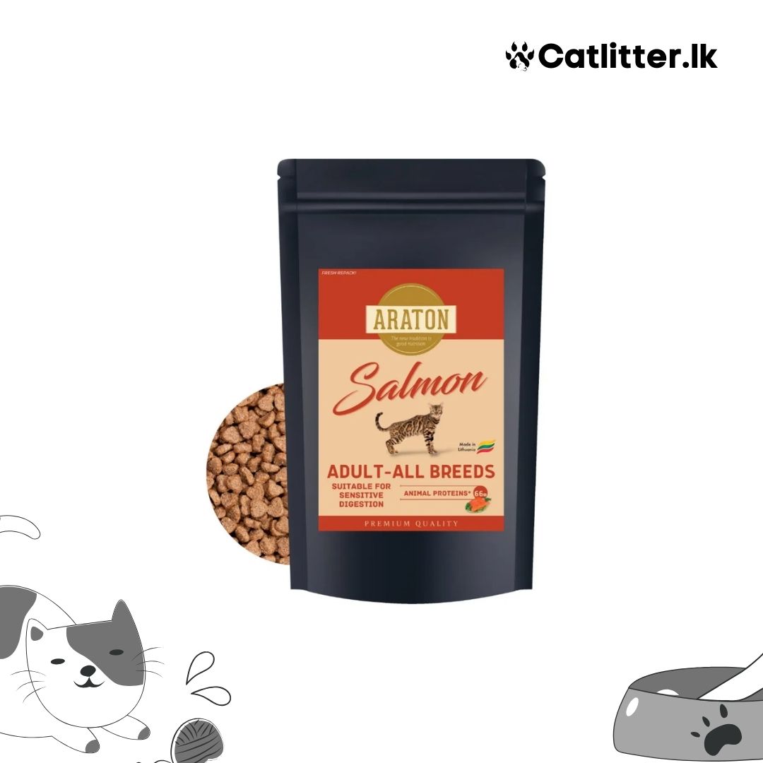 Araton Adult with Salmon Cat Dry Food