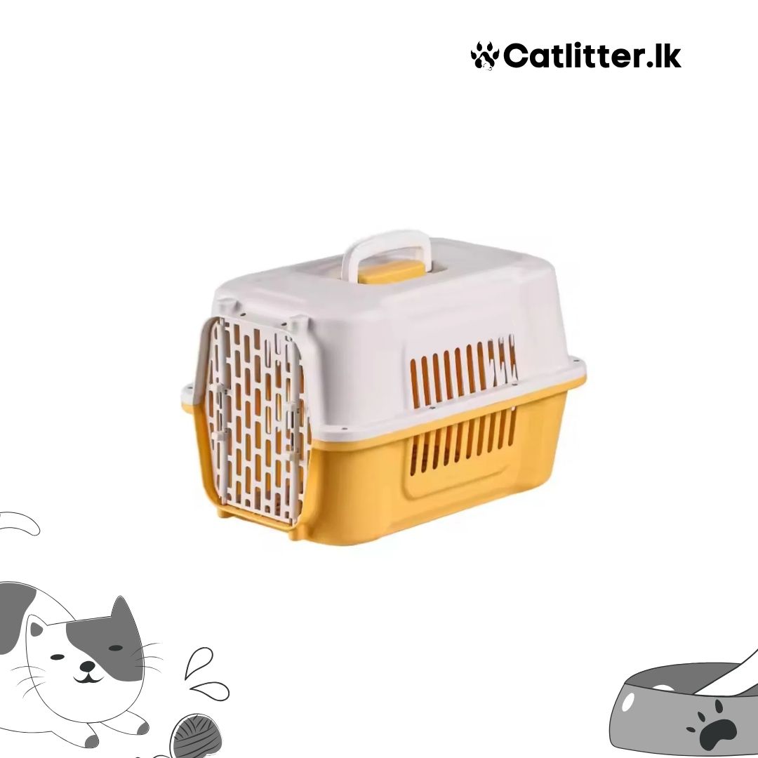 Cargo Approved Carrier Cage for Cats & Puppies (Plastic Door)