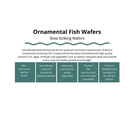 Intan Ornamental Fish Wafers 65G