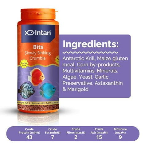 Intan BITS Slow Sinking Crushable Crumble Discus Feed 120g