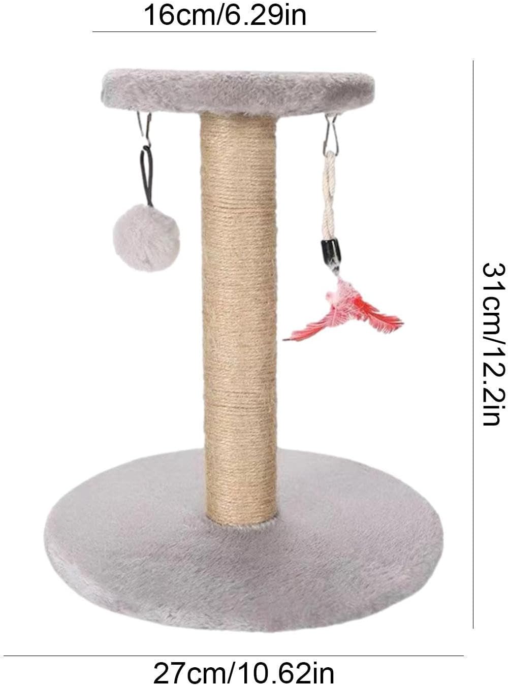 Mini Scratch Post For Cats & Kittens