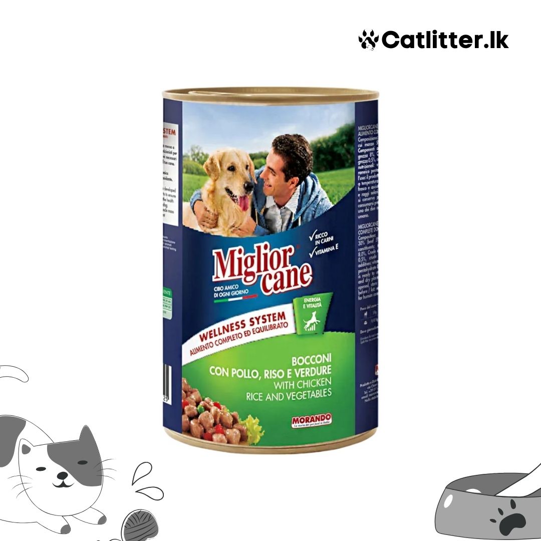 Morando Miglior Cane Chunk Dog Wet Food Tin 1250g