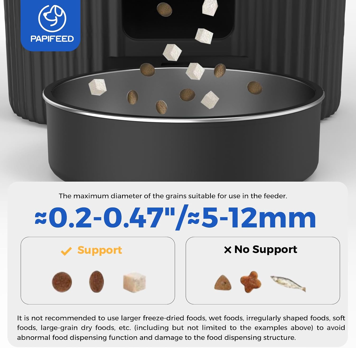 PAPIFEED Automatic Smart Pet Feeder For Cat & Dog