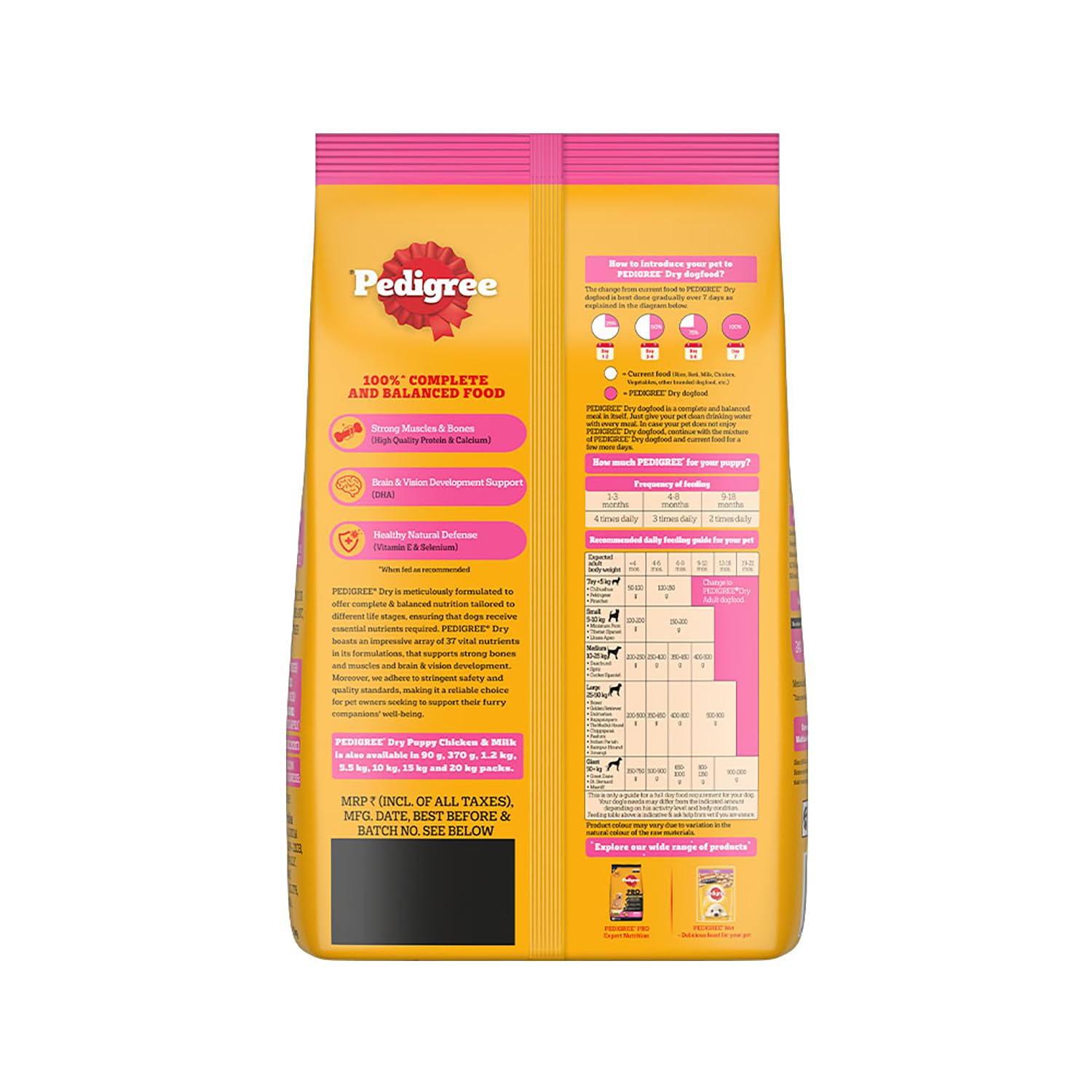 PEDIGREE® Chicken and Milk for Puppy Dogs