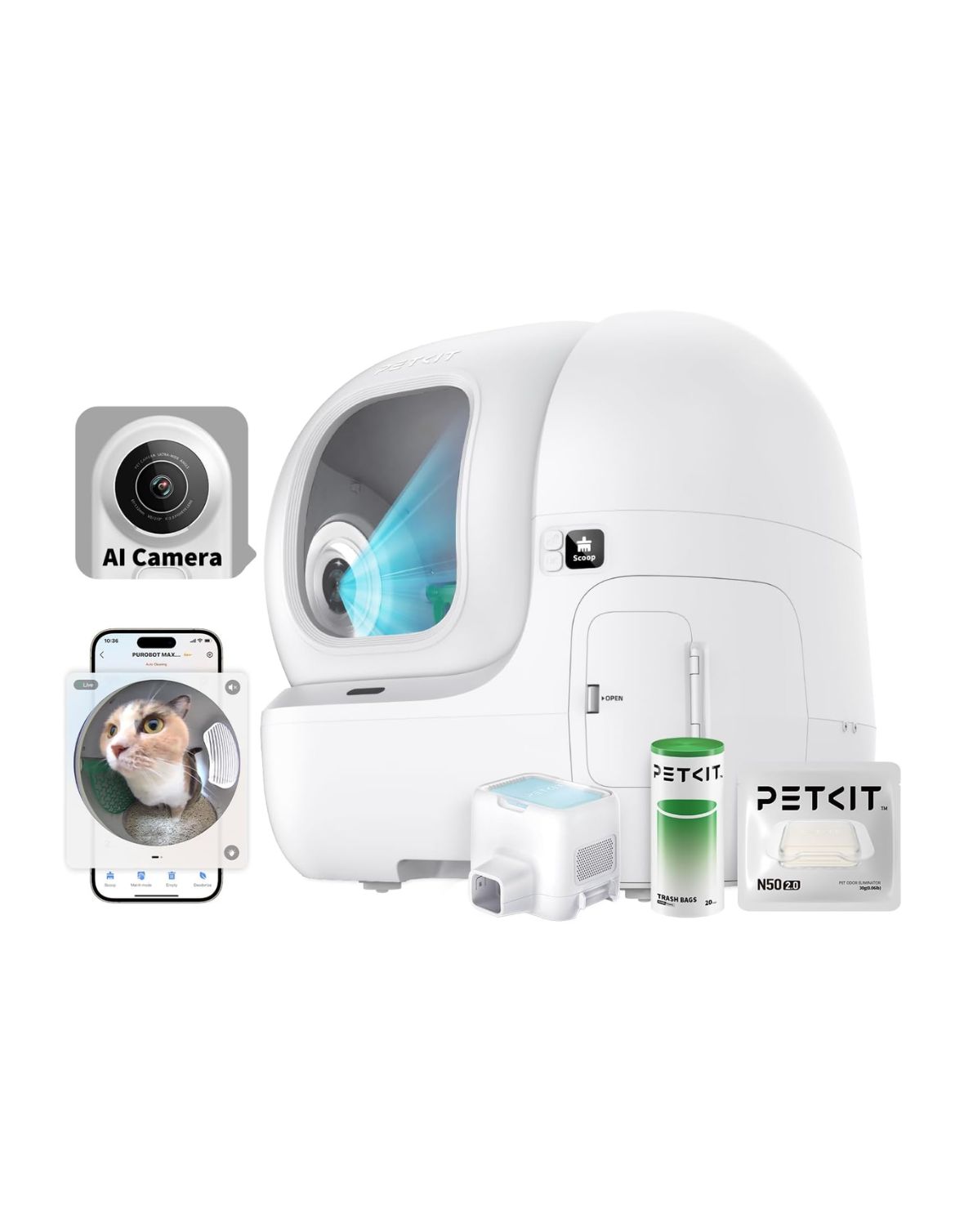 PETKIT PURAMAX (Automatic self-cleaning litter box With Camera)