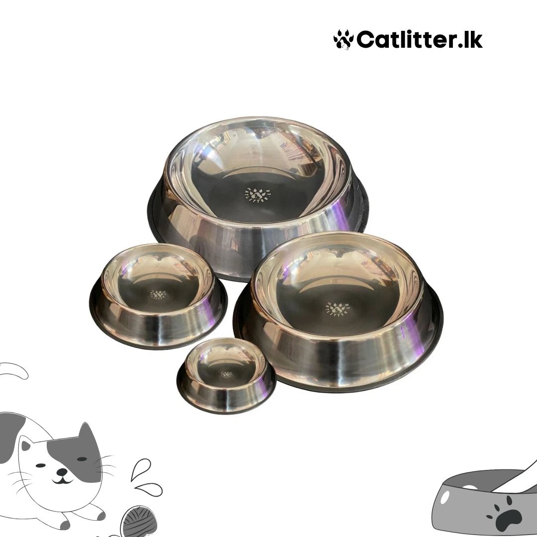 Printed Stainless Steel Pet Feeding Bowl