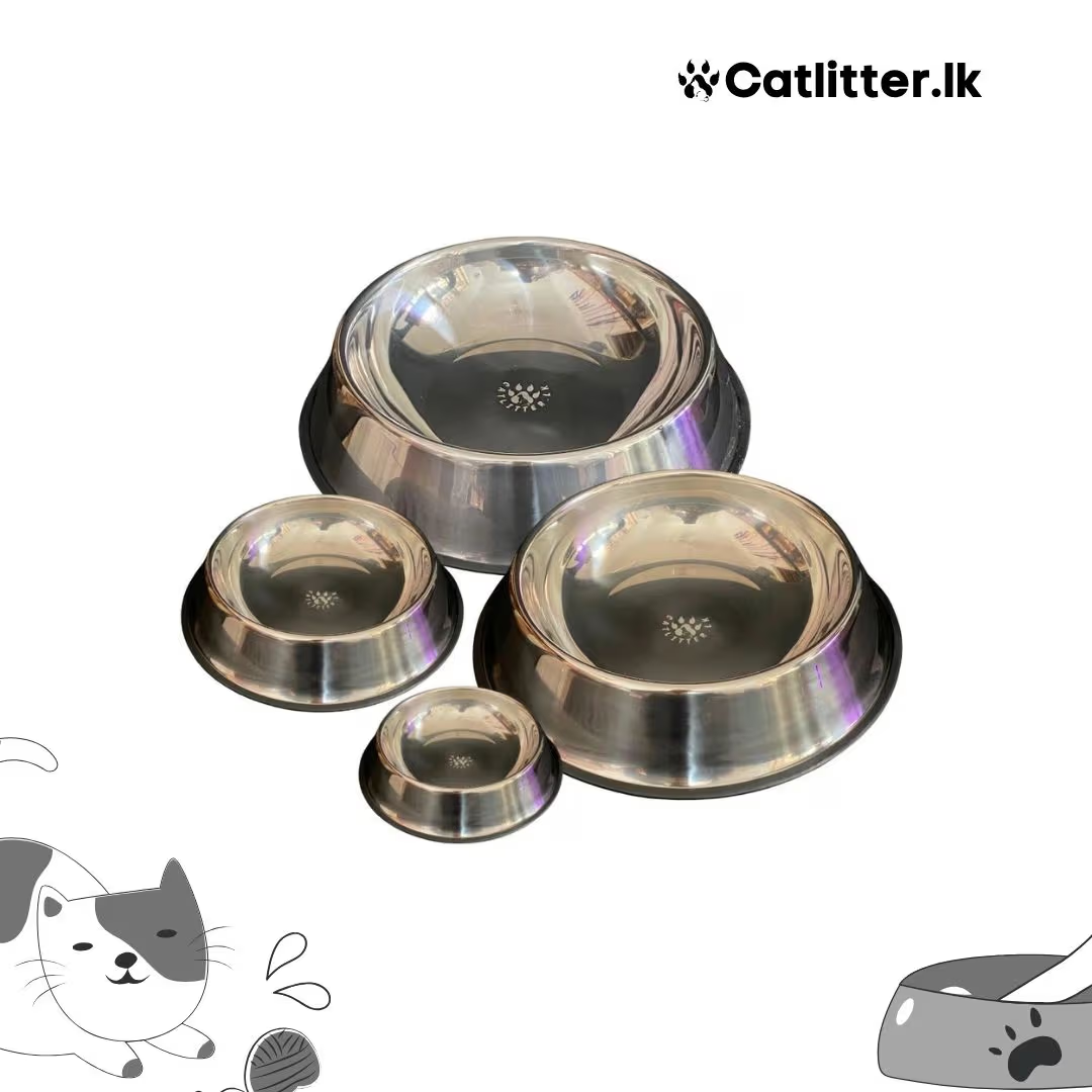 Printed Stainless Steel Pet Feeding Bowl