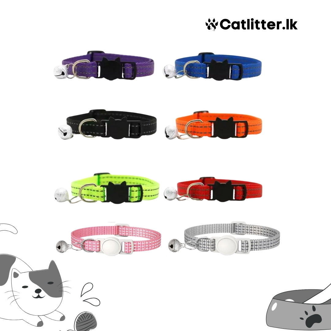 Reflective Breakaway Cat Collars with Bell