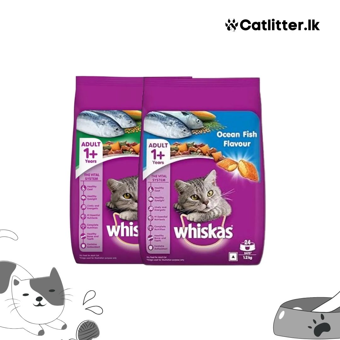 Whiskas Cat Adult Dry Food 1.2KG