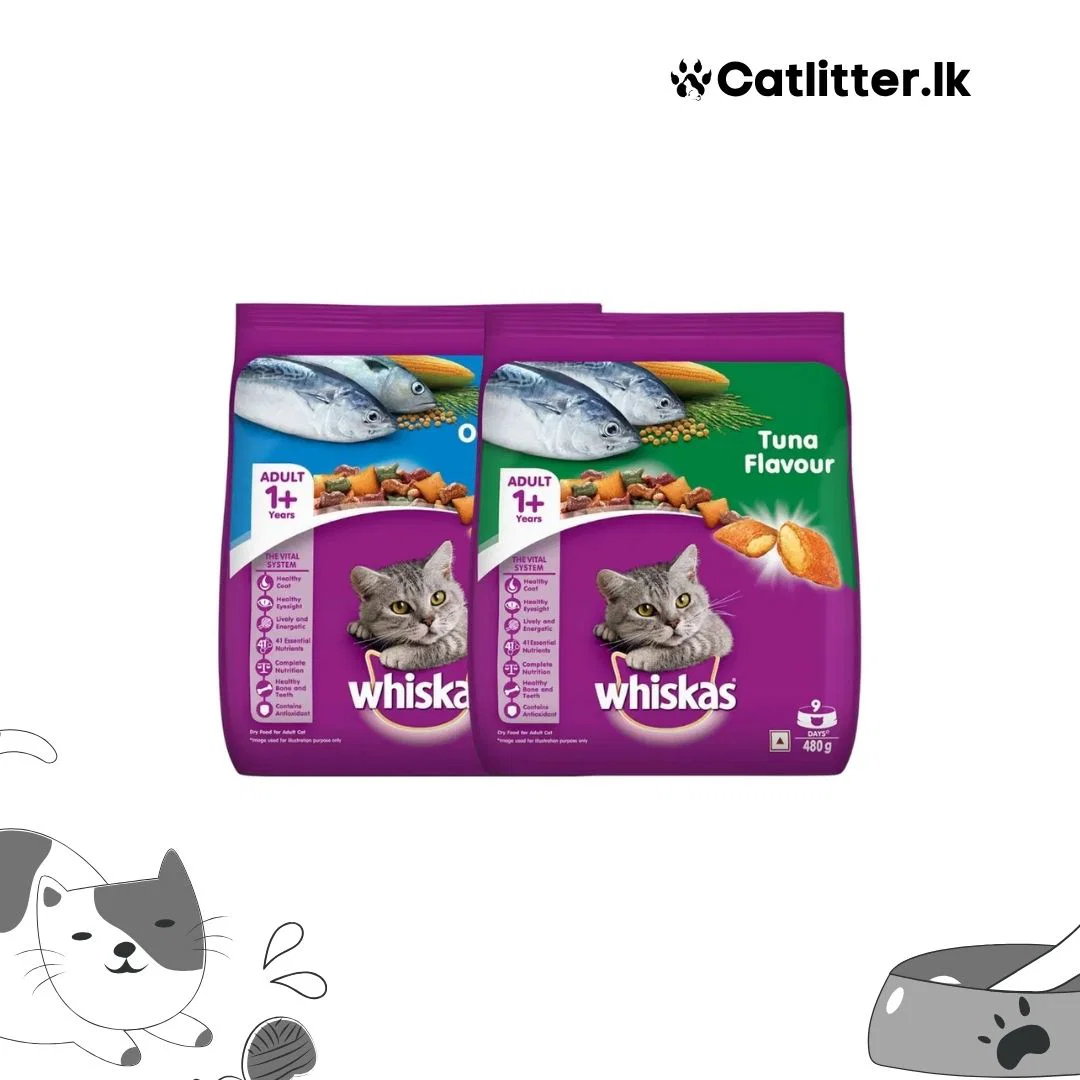 Whiskas Cat Adult Dry Food 480G