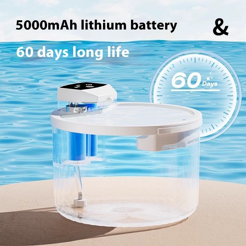 Automatic Wireless Pet Water Fountain Dispenser For Cats & Dogs