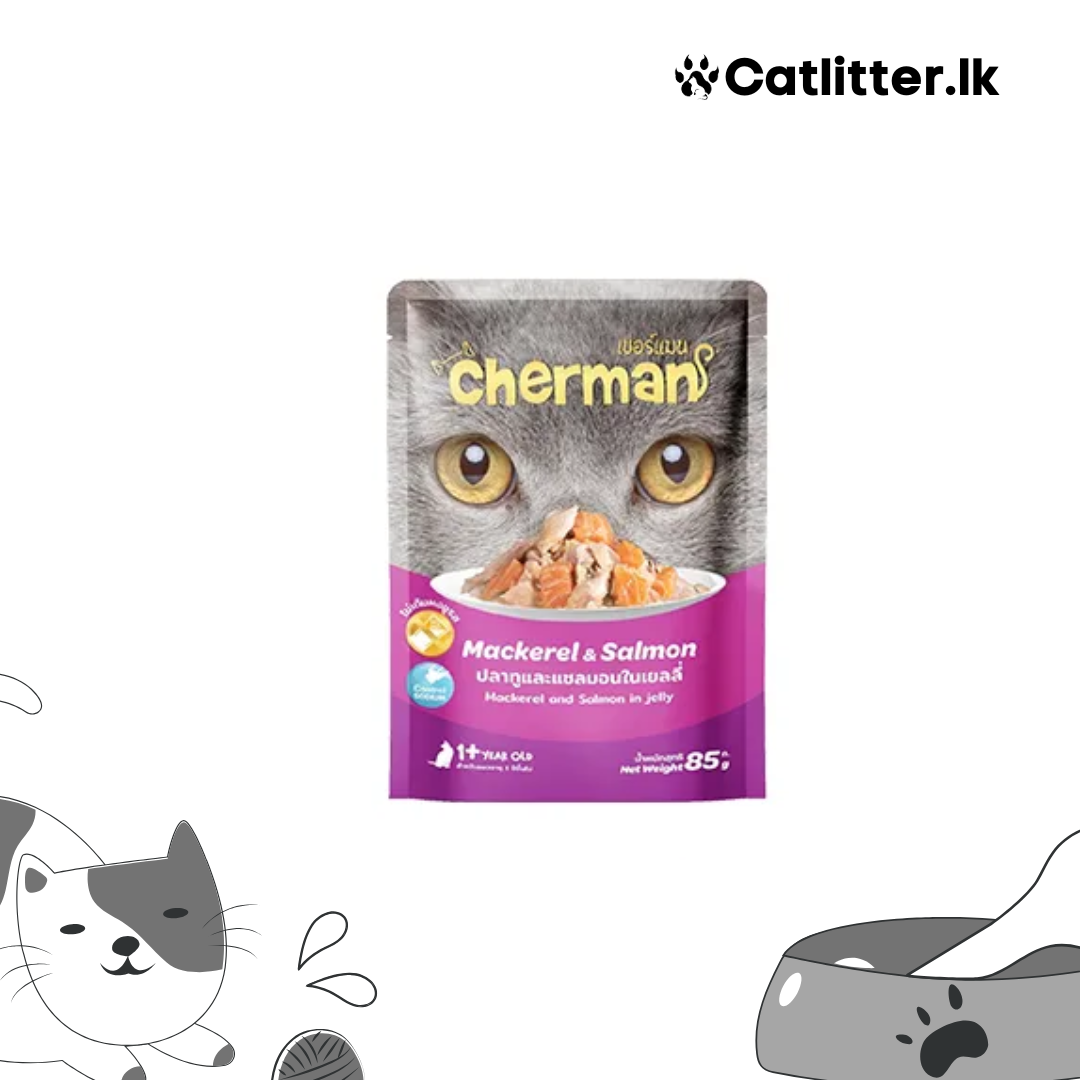 Cherman Wet Food Pouches for Adult Cats 85g