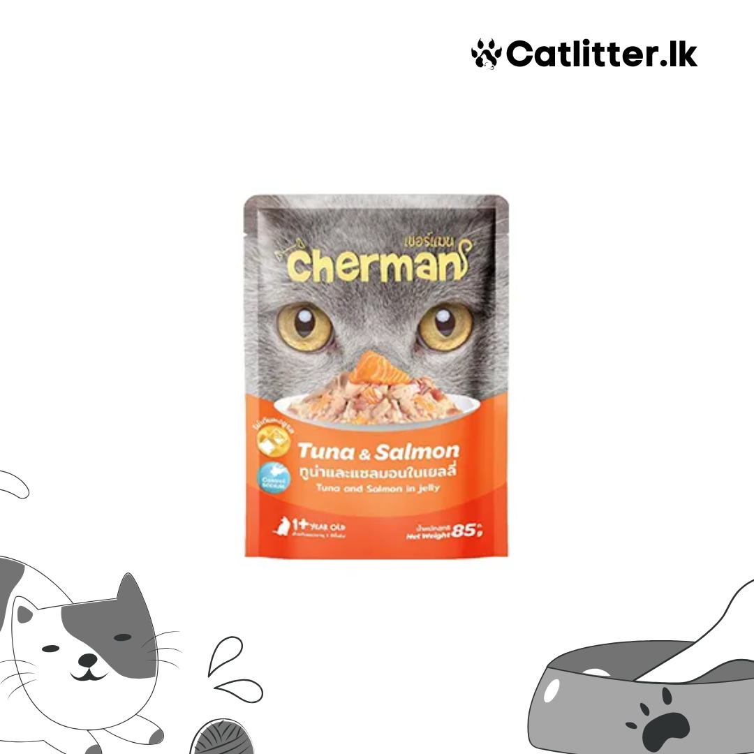 Cherman Wet Food Pouches for Adult Cats 85g
