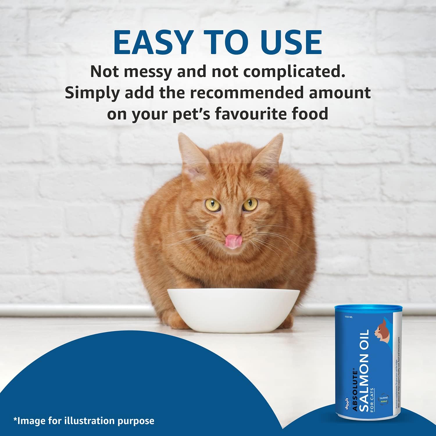 Drools Absolute Salmon Oil For Cats 150ml