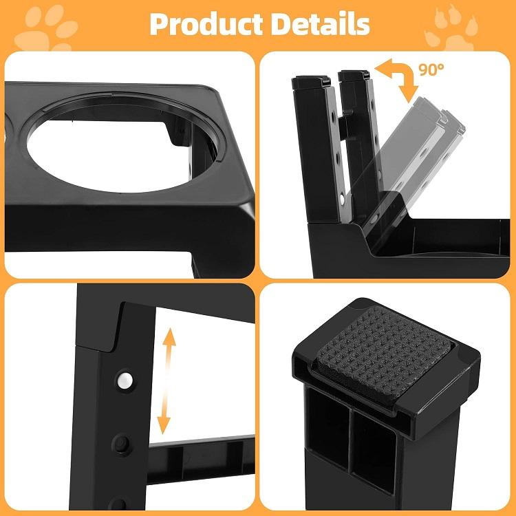 Elevated Food And Water Stainless Steel Bowls For Cats & dogs
