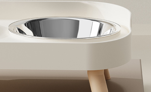 Elevated Food And Water Stainless Steel Bowls For Cats & dogs