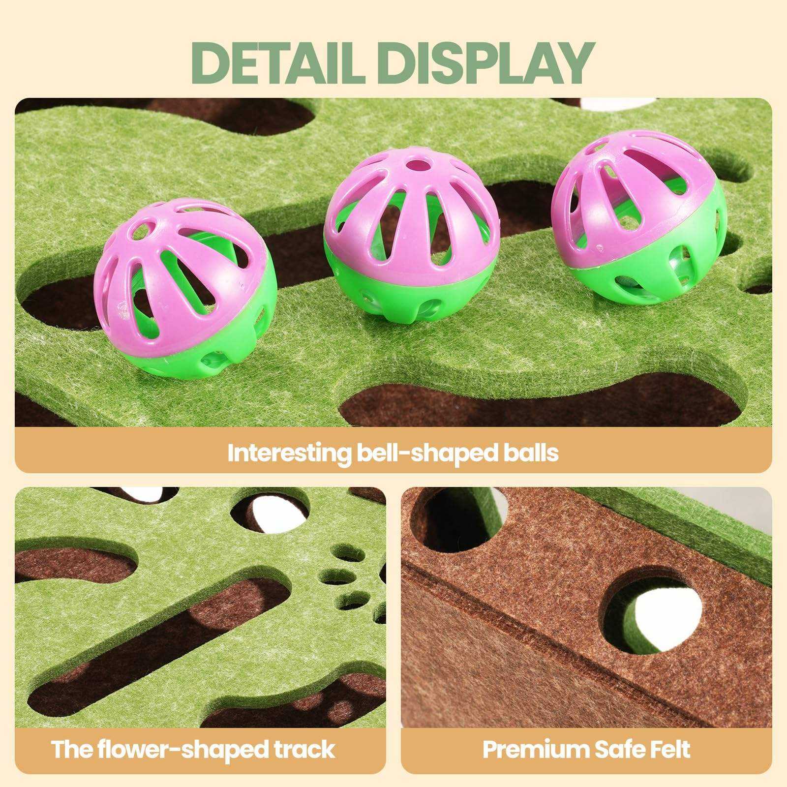 Felt Maze Interactive Toy