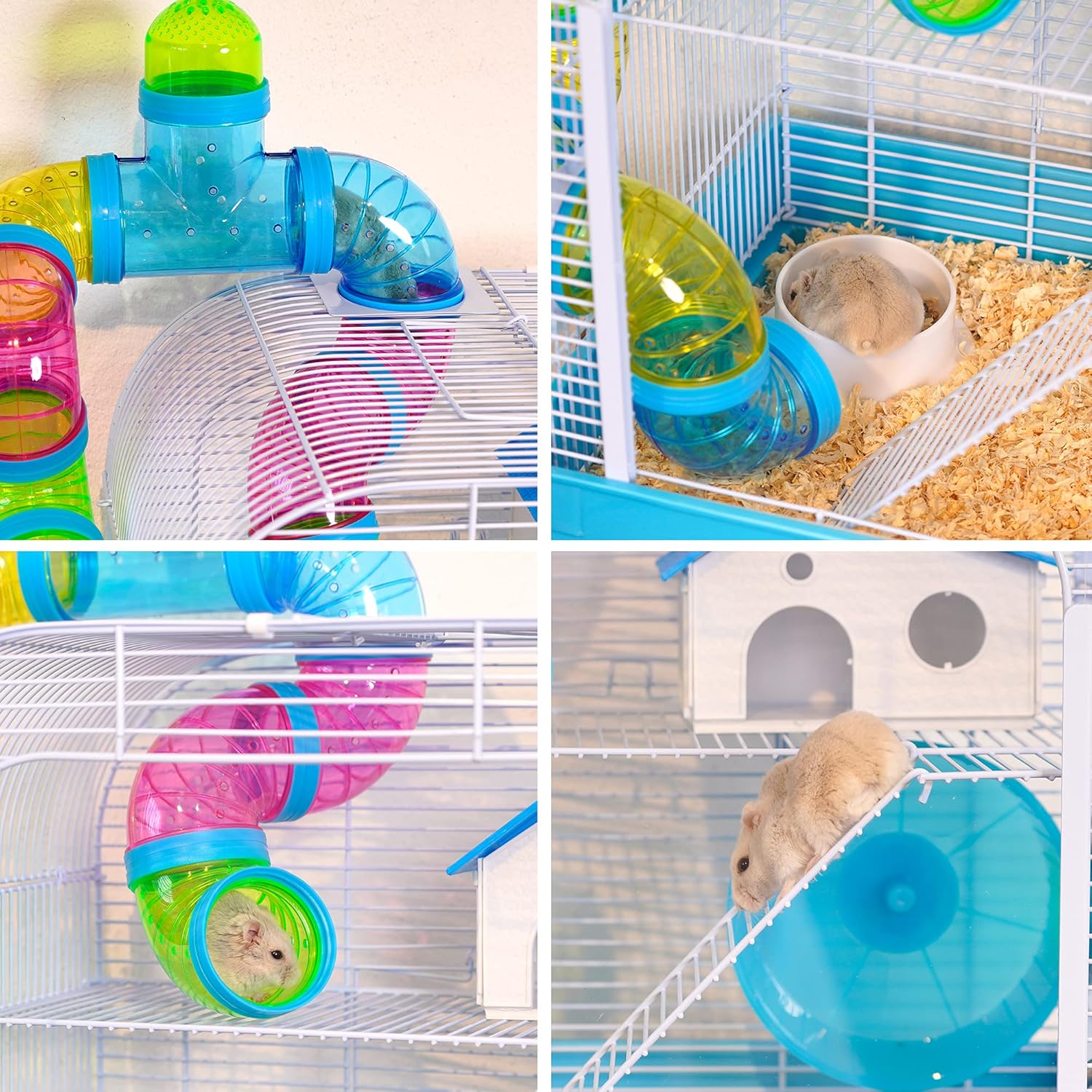 Hamster Cage (Size L37cm*H37cm*W27cm)