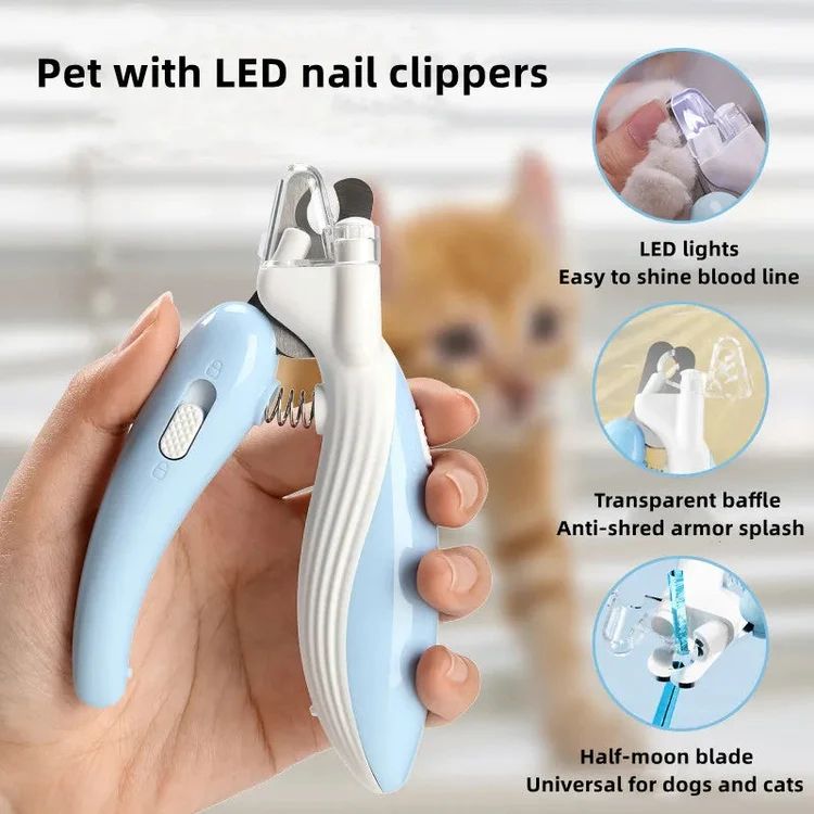 LED WHALE PET Nail Clipper (IMPT)