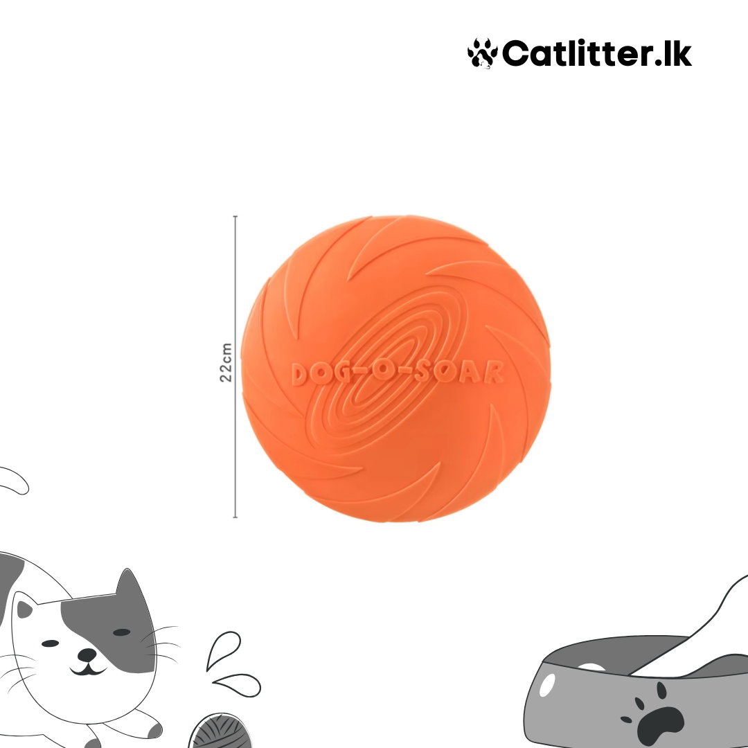 Natural Rubber Frisbee for Dogs