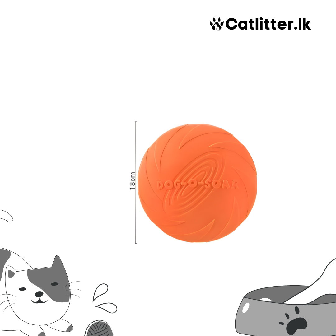 Natural Rubber Frisbee for Dogs