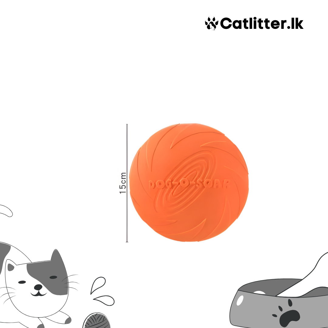 Natural Rubber Frisbee for Dogs
