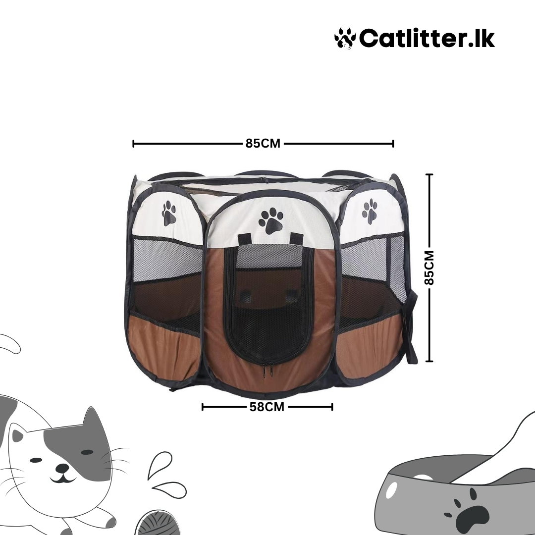 Portable Cat Play Tent – Outdoor & Indoor Pop-Up Pet Shelter