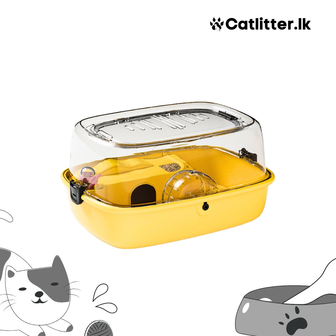 Portable Hamster Cage Large (11.81'*16.92'*9.8' inch)