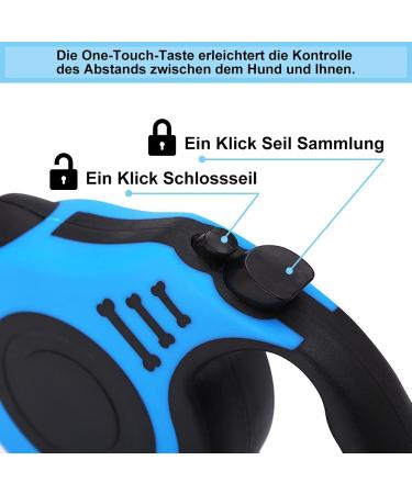 Retractable Dog Leash 9.84ft (3m)