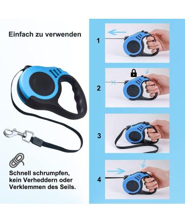 Retractable Dog Leash 9.84ft (3m)