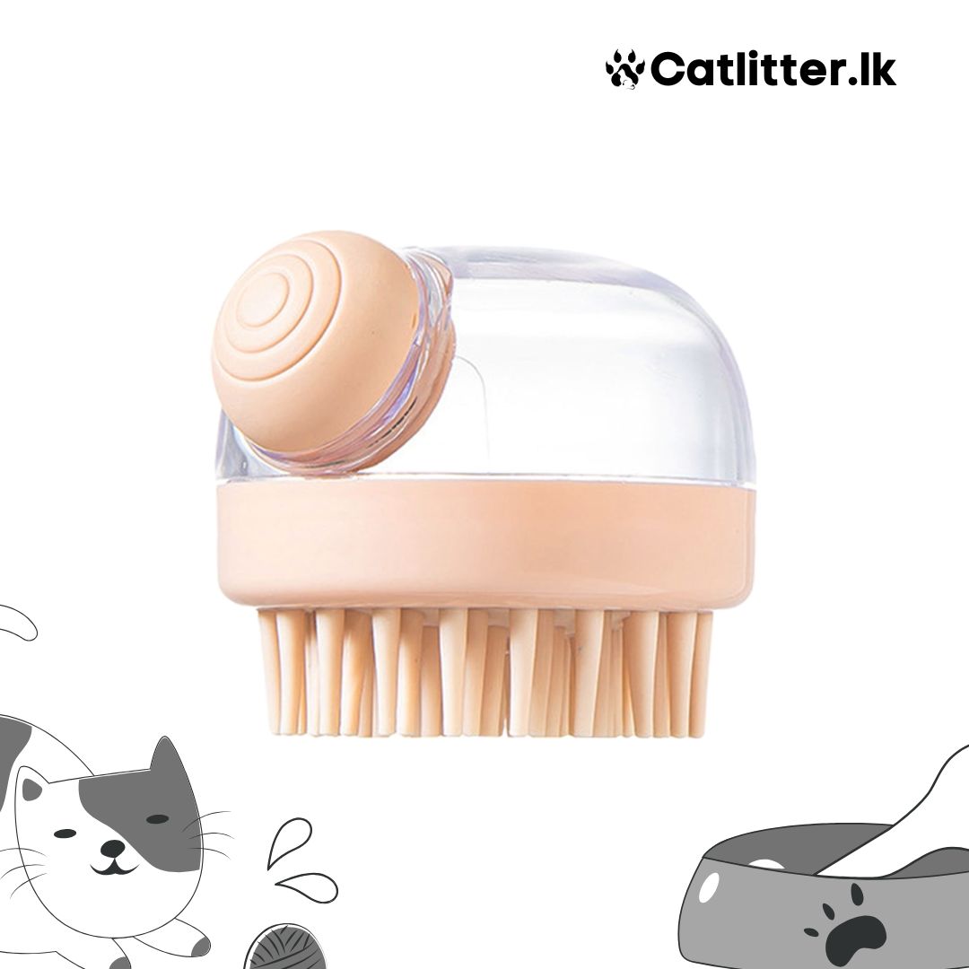 Scrubber Press Brush For Pets