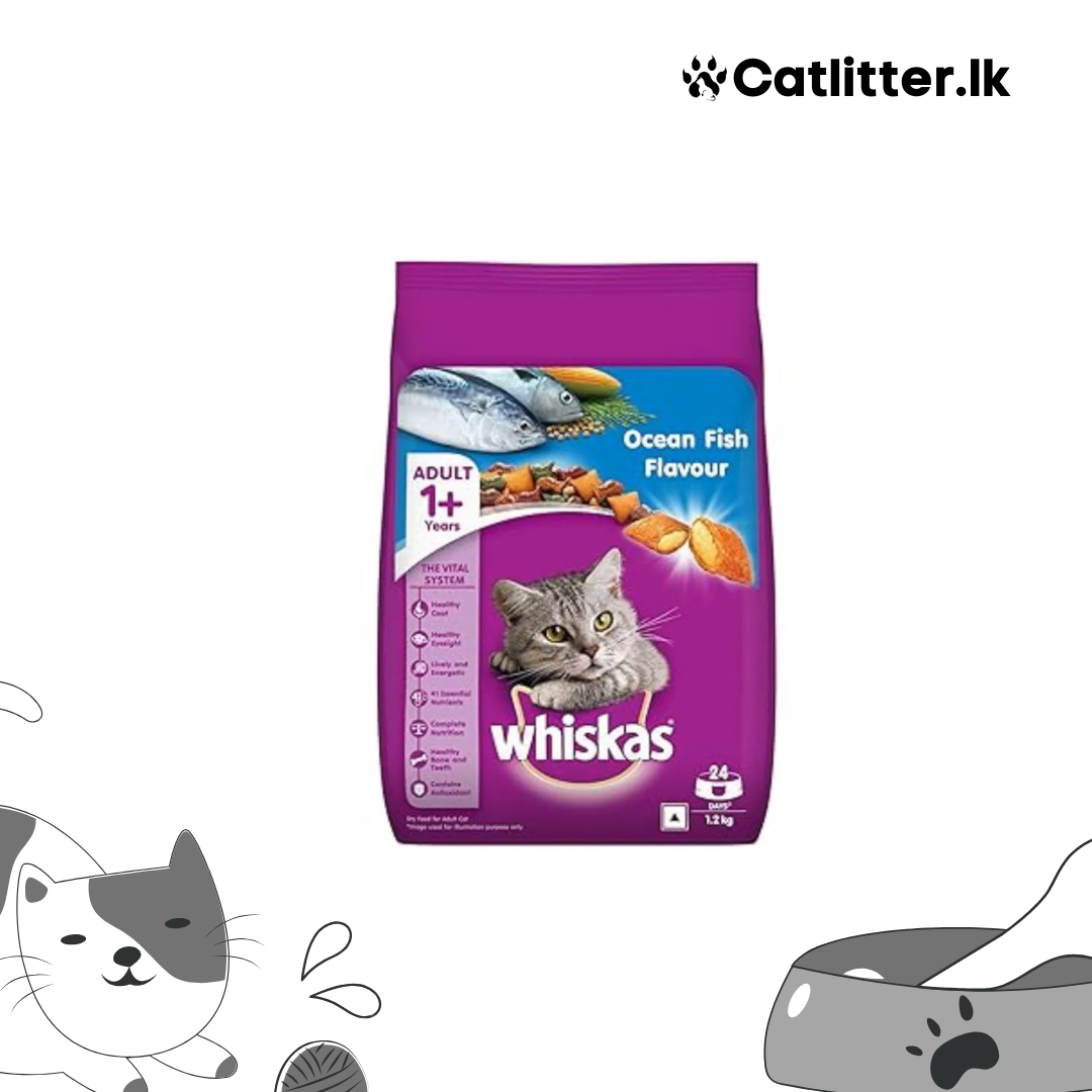 Whiskas Cat Adult Dry Food 1.2KG