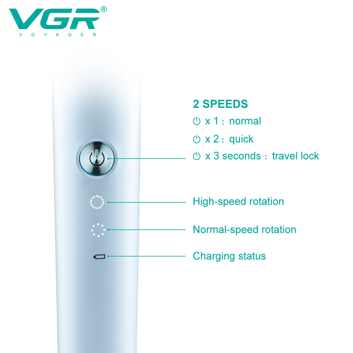 VGR V-205 Professional Pet Grooming Trimmer Kit