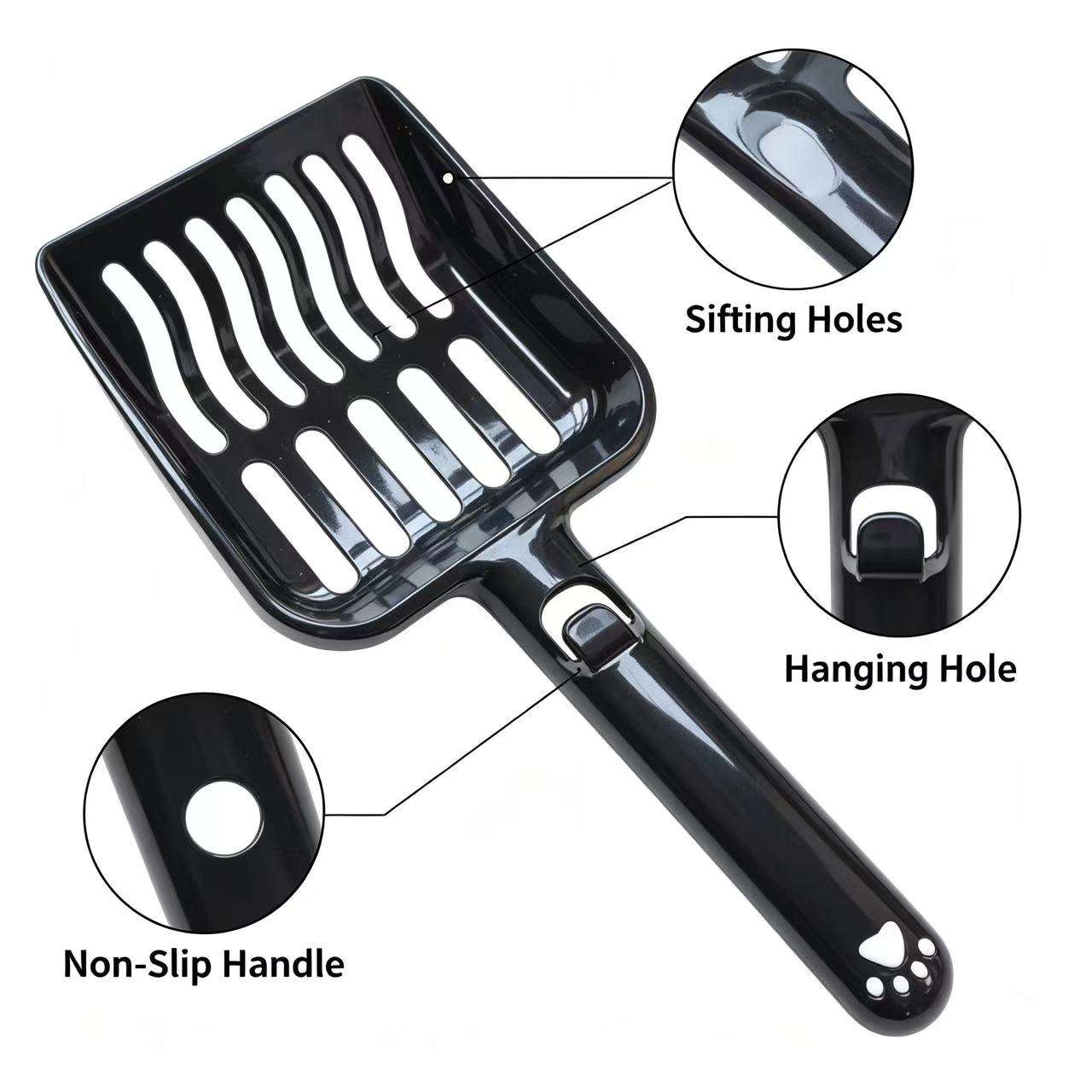 Sifter With Angle Litter Scoop